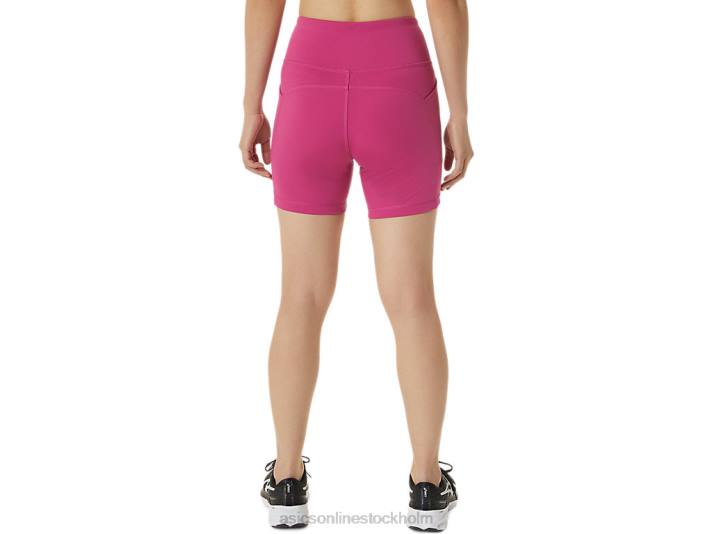Asics pr lyte 5in run short med fickor kvinnor D6D03291 fuchsia röd
