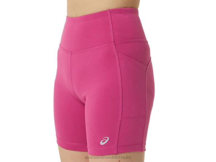 Asics pr lyte 5in run short med fickor kvinnor D6D03291 fuchsia röd