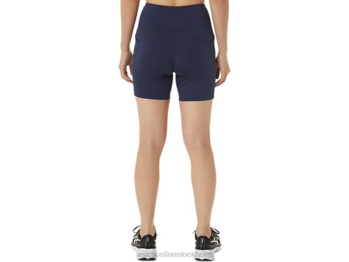 Asics pr lyte 5in run short med fickor kvinnor D6D03296 peacoat
