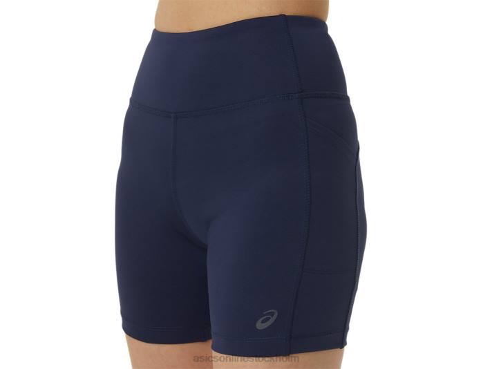 Asics pr lyte 5in run short med fickor kvinnor D6D03296 peacoat
