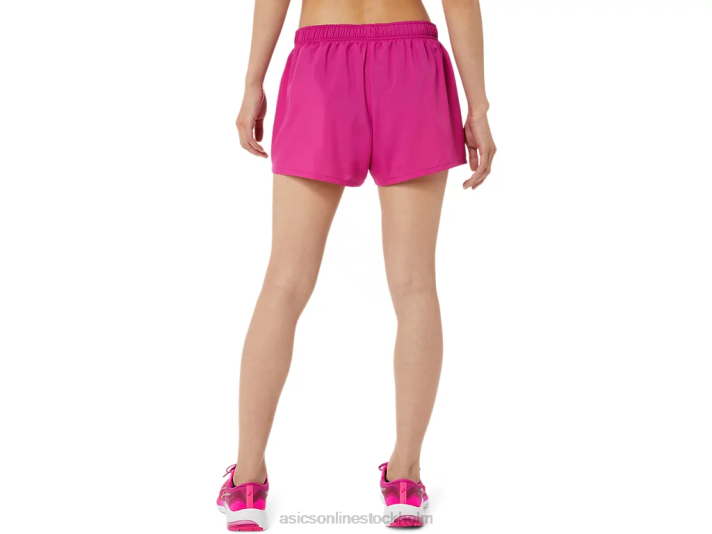 Asics silver 4 i korthet kvinnor D6D03580 fuchsia röd