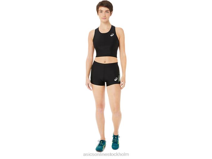 Asics spår hot pant kvinnor D6D03402 prestanda svart