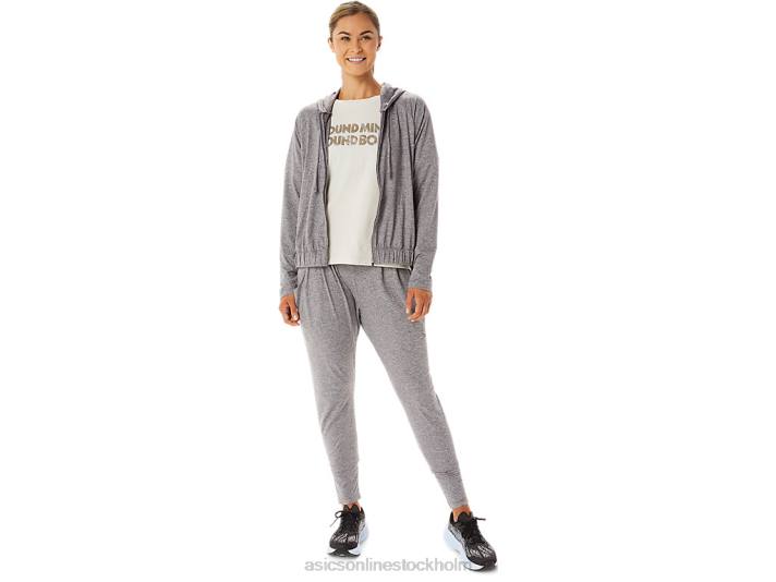 Asics stickad byxa i mjuk stretch kvinnor D6D02903 rökskuggljung