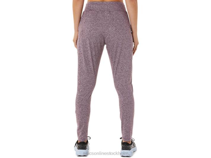 Asics stickad byxa i mjuk stretch kvinnor D6D02935 djup kärrljung