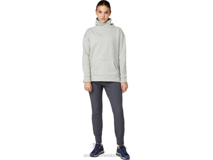 Asics stretch avsmalnande byxa kvinnor D6D03640 bärare grå