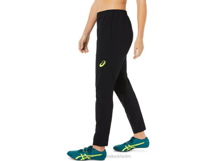 Asics stretchvävd byxa kvinnor D6D03404 prestanda svart
