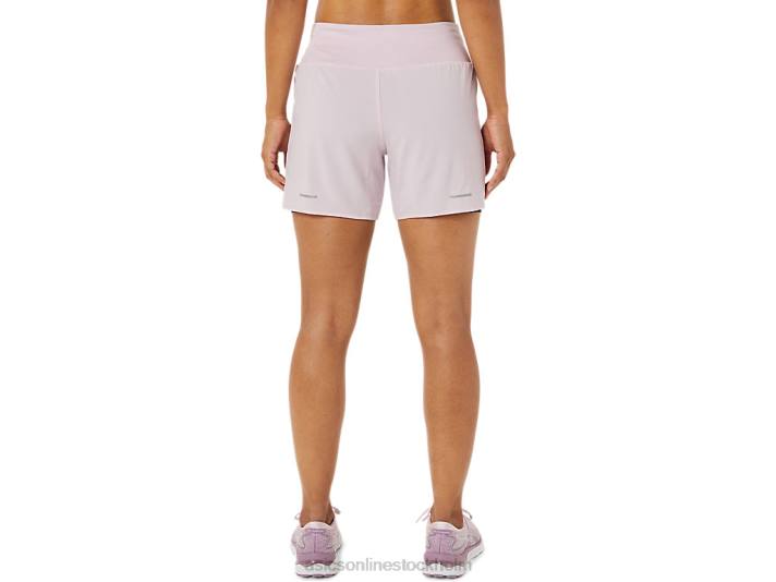 Asics väg 2-n-1 5,5 i korthet kvinnor D6D03487 knappt rosa/performance svart