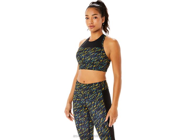 Asics kate strappy bh kvinnor D6D03393 nattskugga/salviatryck