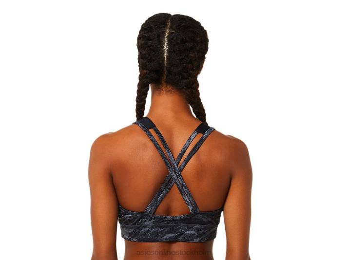 Asics kate strappy bh kvinnor D6D03784 grå multi