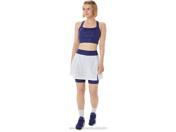 Asics ny stark bh med 92 tryck kvinnor D6D03011 japan borstad relief dyk blå