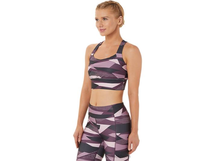 Asics ny stark bh med 92 tryck kvinnor D6D03337 knappt rosentryck