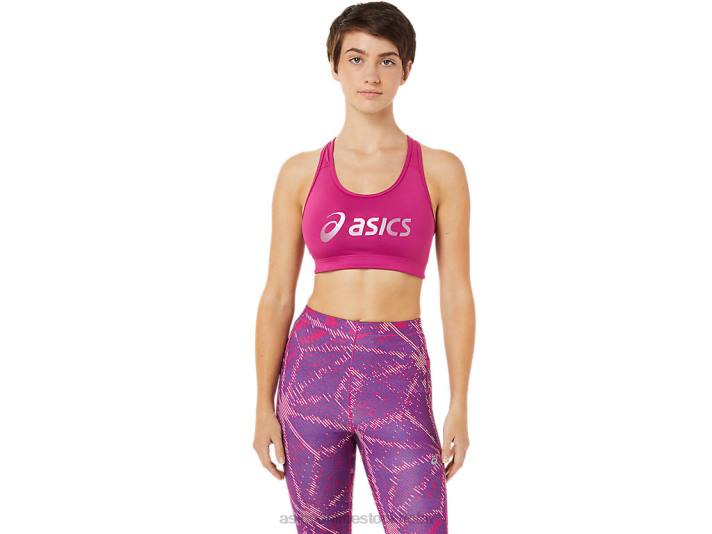 Asics sakura logotyp bh kvinnor D6D03459 fuchsia röd