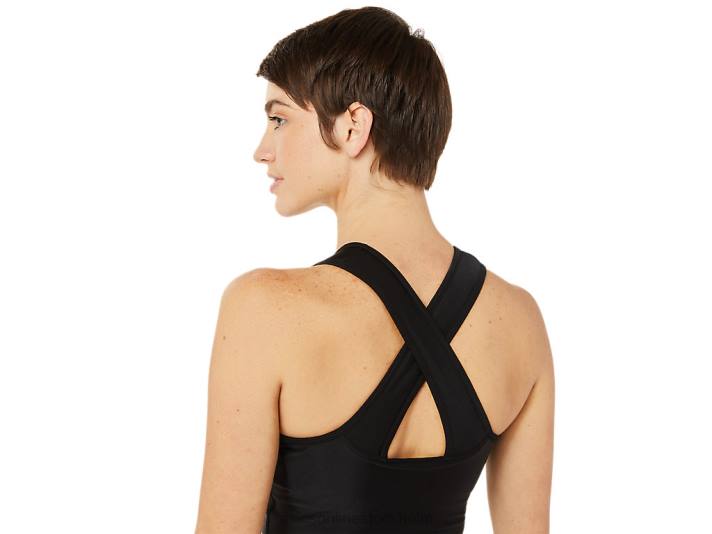 Asics spår-bh-tröja kvinnor D6D03395 prestanda svart