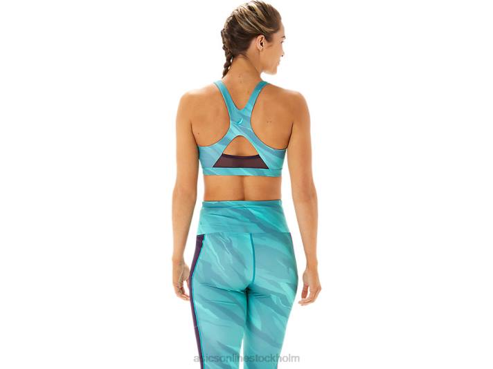 Asics tränings grafisk bh kvinnor D6D02926 dimmig tall