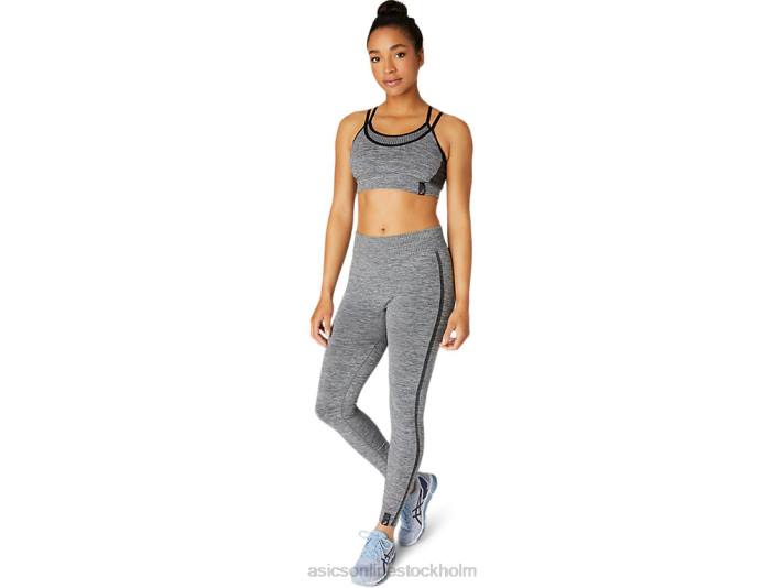 Asics vändbar sömlös bh kvinnor D6D03659 prestanda svart