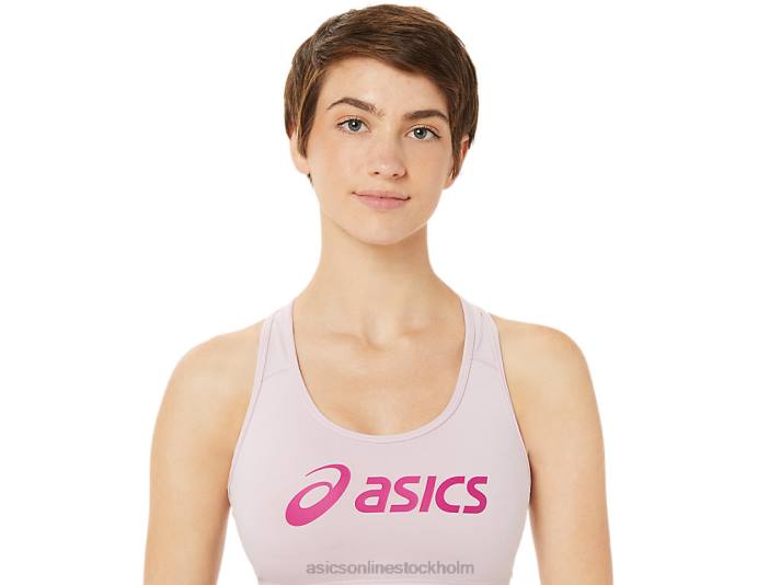 Asics vadderad bh kvinnor D6D03315 knappt rosa/fuchsiaröd