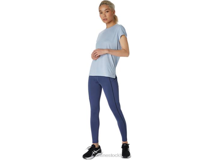 Asics Dorai kortärmad topp kvinnor D6D03810 dimma ljung