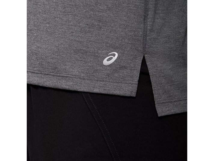 Asics Dorai kortärmad topp kvinnor D6D04035 mörkgrå ljung