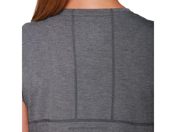 Asics Dorai kortärmad topp kvinnor D6D04035 mörkgrå ljung