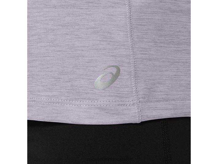 Asics c110 kortärmad pr lyte topp kvinnor D6D02285 skymningsviolett