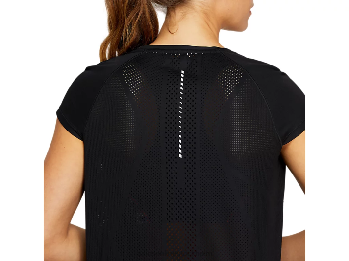 Asics framtida tokyo ventilate kortärmad topp kvinnor D6D04129 prestanda svart