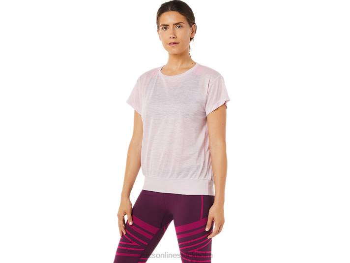 Asics kortärmad topp med öppen rygg kvinnor D6D03383 steg knappt