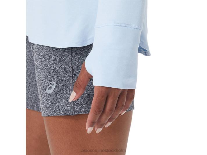 Asics långärmad ljungtopp kvinnor D6D02723 mjuk himmelsljung