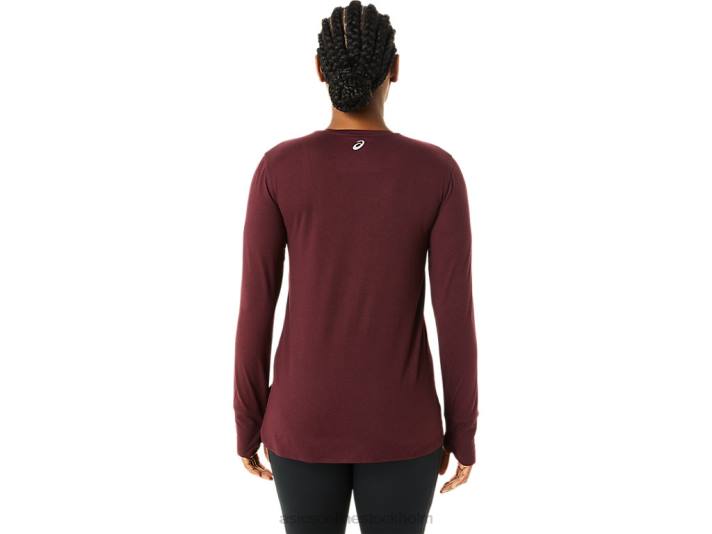 Asics långärmad ljungtopp kvinnor D6D03700 djup kärrljung