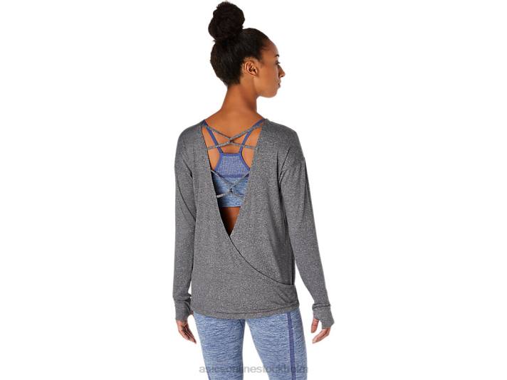 Asics långärmad topp kvinnor D6D03674 prestanda svart