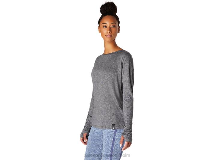 Asics långärmad topp kvinnor D6D03674 prestanda svart