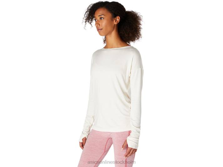 Asics långärmad topp kvinnor D6D03676 björk