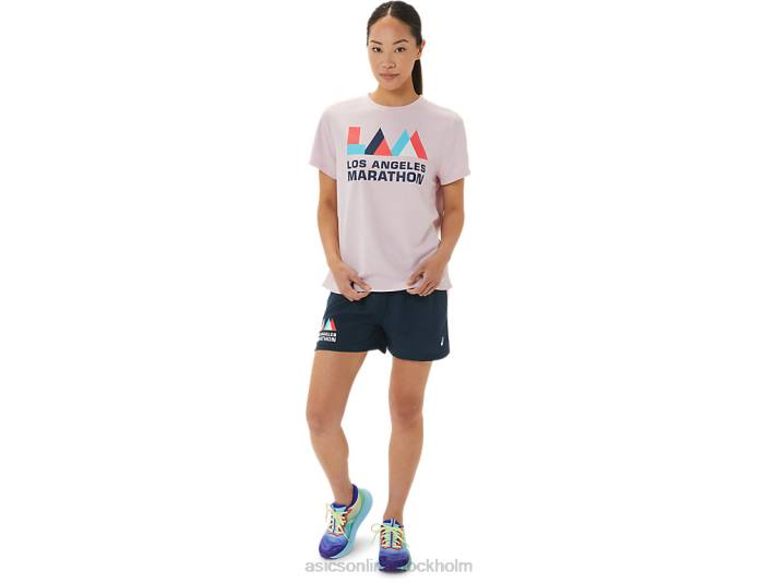 Asics lam ready-set ii kort ärm kvinnor D6D03268 steg knappt
