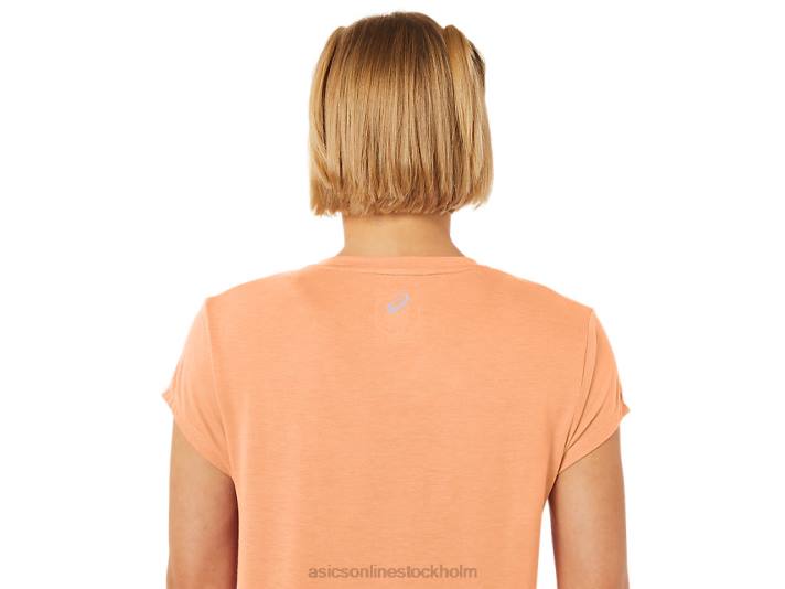 Asics ljung vneck topp kvinnor D6D02260 sommar dynljung