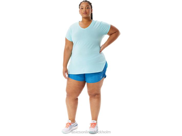 Asics ljung vneck topp kvinnor D6D03403 klarblå ljung