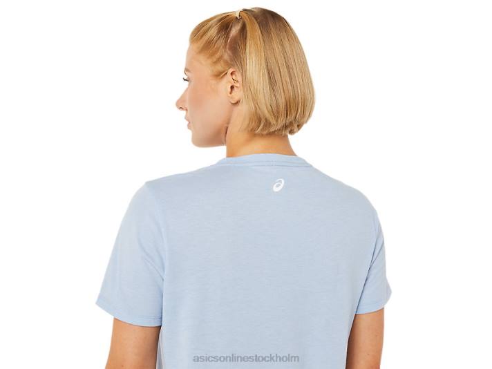 Asics ny stark 92 grafisk t-shirt kvinnor D6D03761 dimma/glödgul