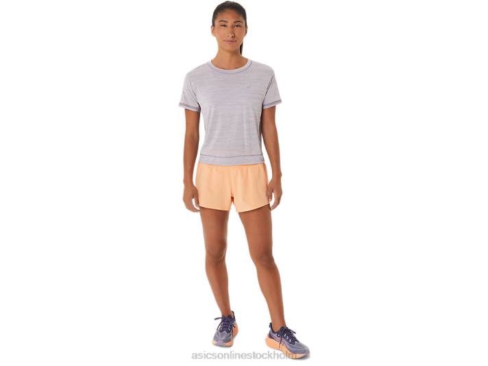 Asics race crop top kvinnor D6D02411 violett kvarts/skymningsviol