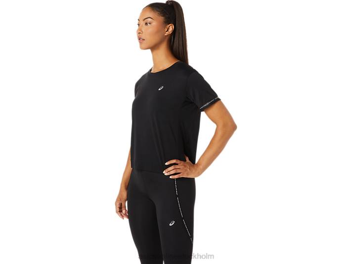 Asics race crop top kvinnor D6D03330 prestanda svart