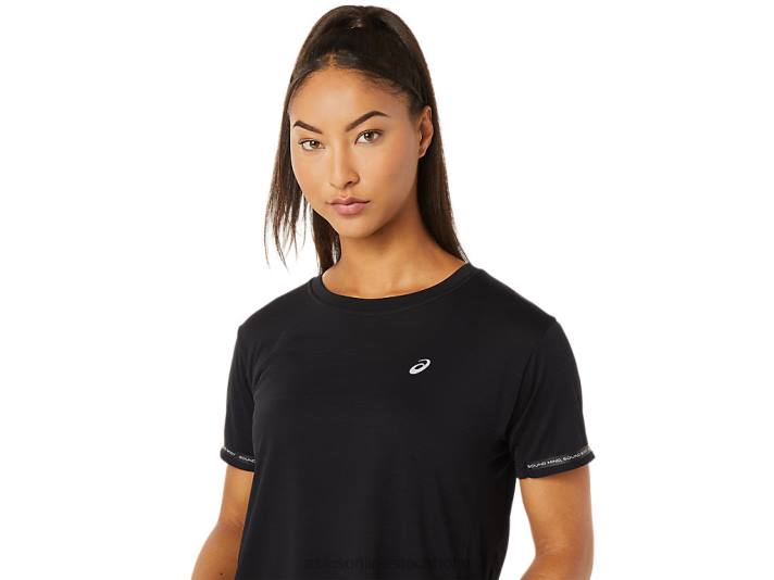Asics race crop top kvinnor D6D03330 prestanda svart