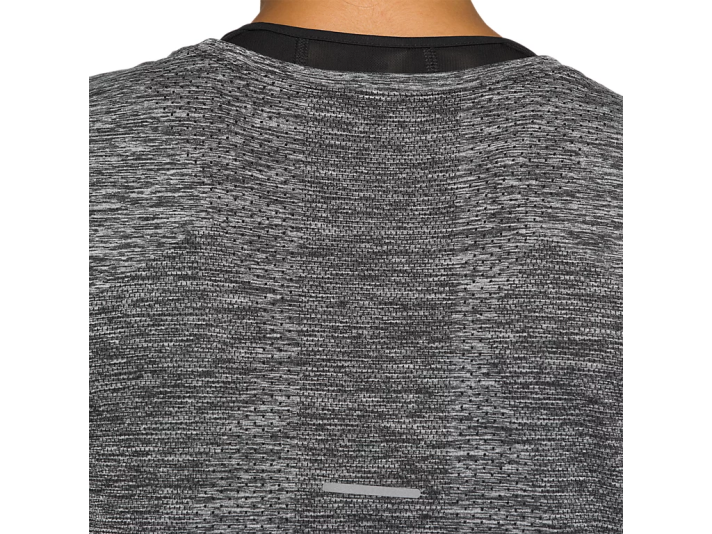 Asics race sömlös kortärmad topp kvinnor D6D04126 prestanda svart