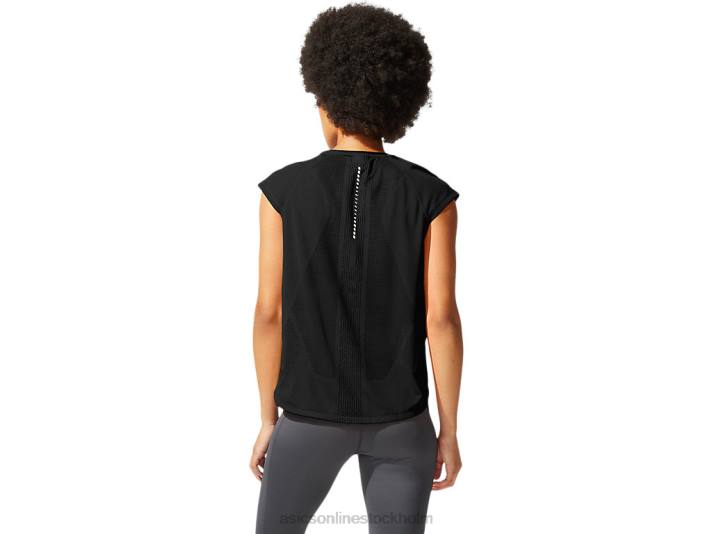 Asics sf ventilera crop top kvinnor D6D03936 prestanda svart