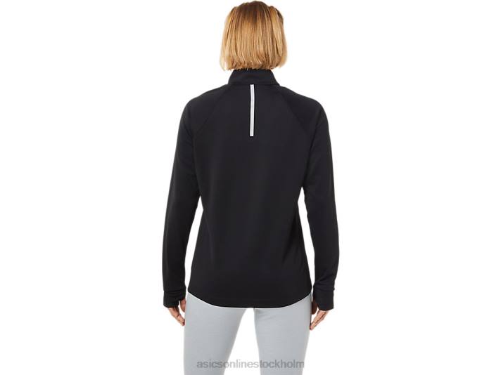 Asics termopolis 1/4 dragkedja kvinnor D6D03636 prestanda svart