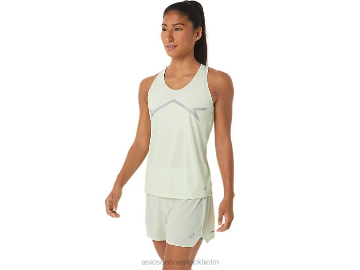 Asics lite-show tank kvinnor D6D02335 viska grönt