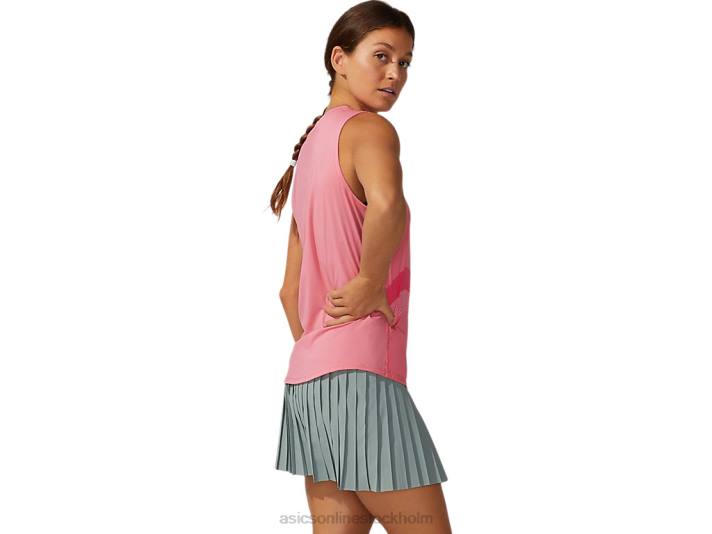 Asics matcha grafisk tank kvinnor D6D03933 persika kronblad