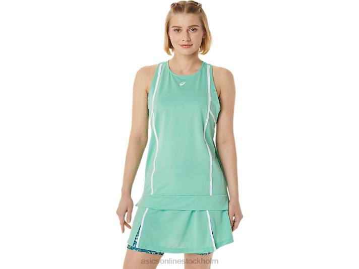 Asics ny stark 92 tank kvinnor D6D03058 havsskum/briljant vit