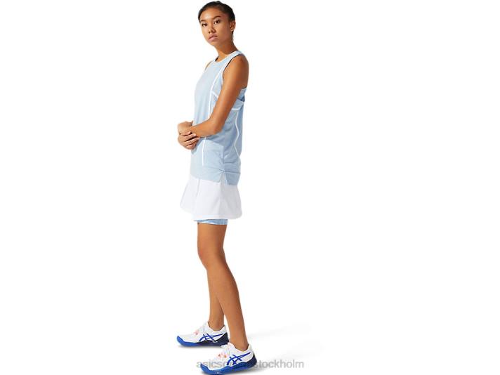 Asics ny stark 92 tank kvinnor D6D03767 dimma/briljant vit