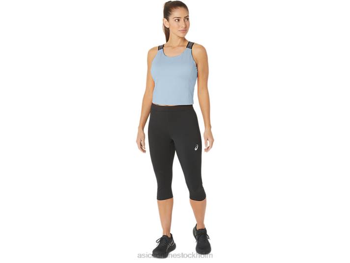 Asics passa sana cropped tank kvinnor D6D02158 himmel