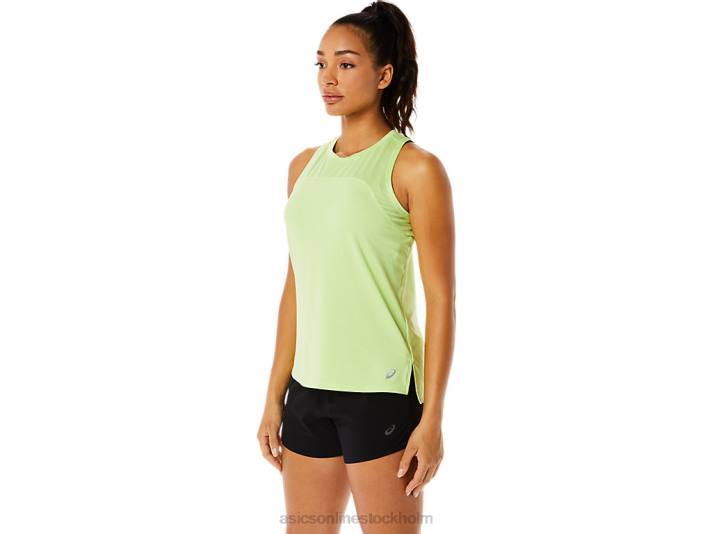 Asics pr lyte kör tank kvinnor D6D03500 limegrön