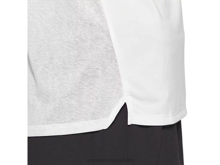 Asics race ärmlös kvinnor D6D02830 lysande vit