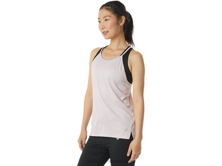 Asics remmar tank kvinnor D6D03310 knappt steg spacedye
