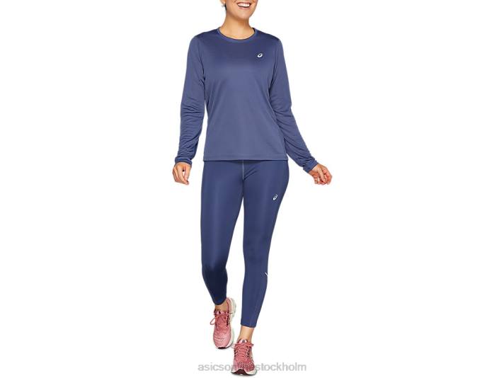 Asics Tokyo tight med hög midja kvinnor D6D03773 åskblå